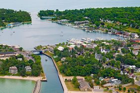 Aerial view of Charlevoix