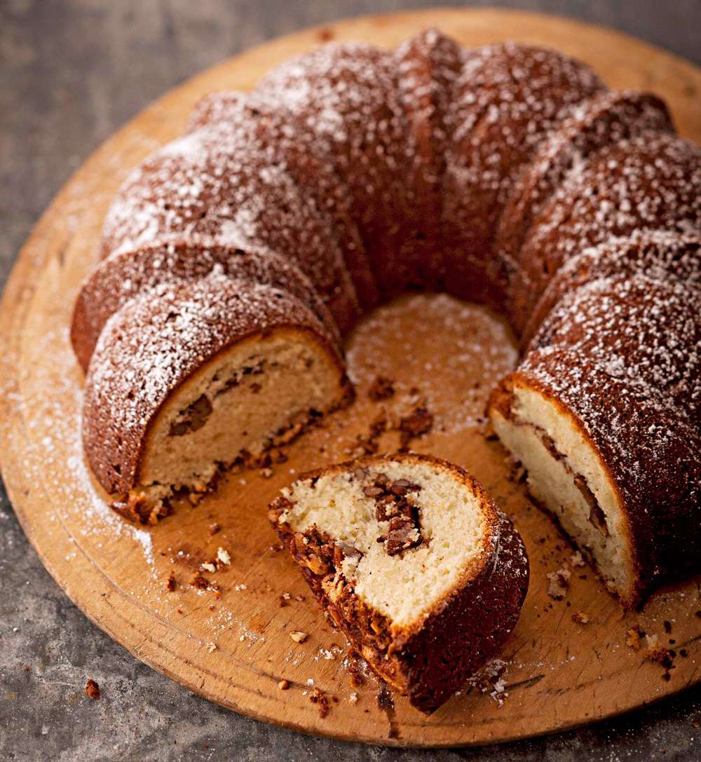 Sour Cream Swirl Coffee Cake