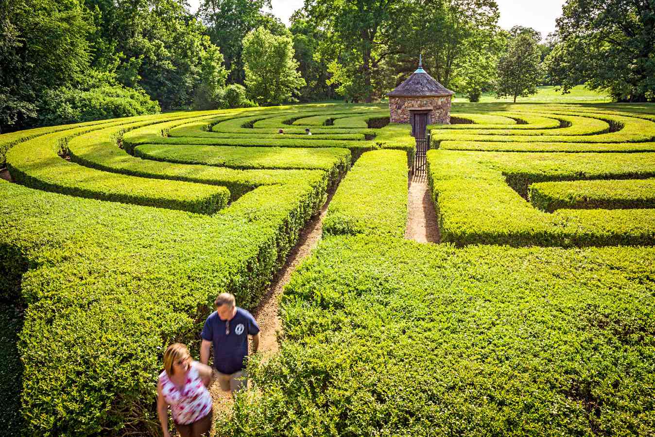 Harmonist Labyrinth New Harmony Indiana