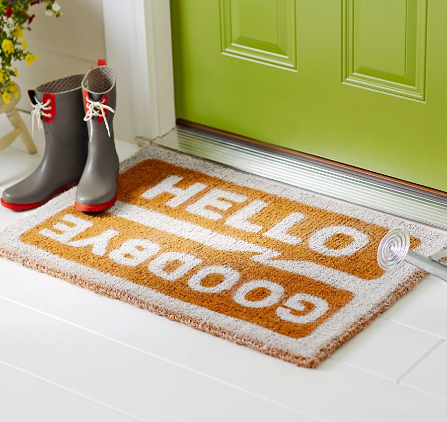 Painted doormat