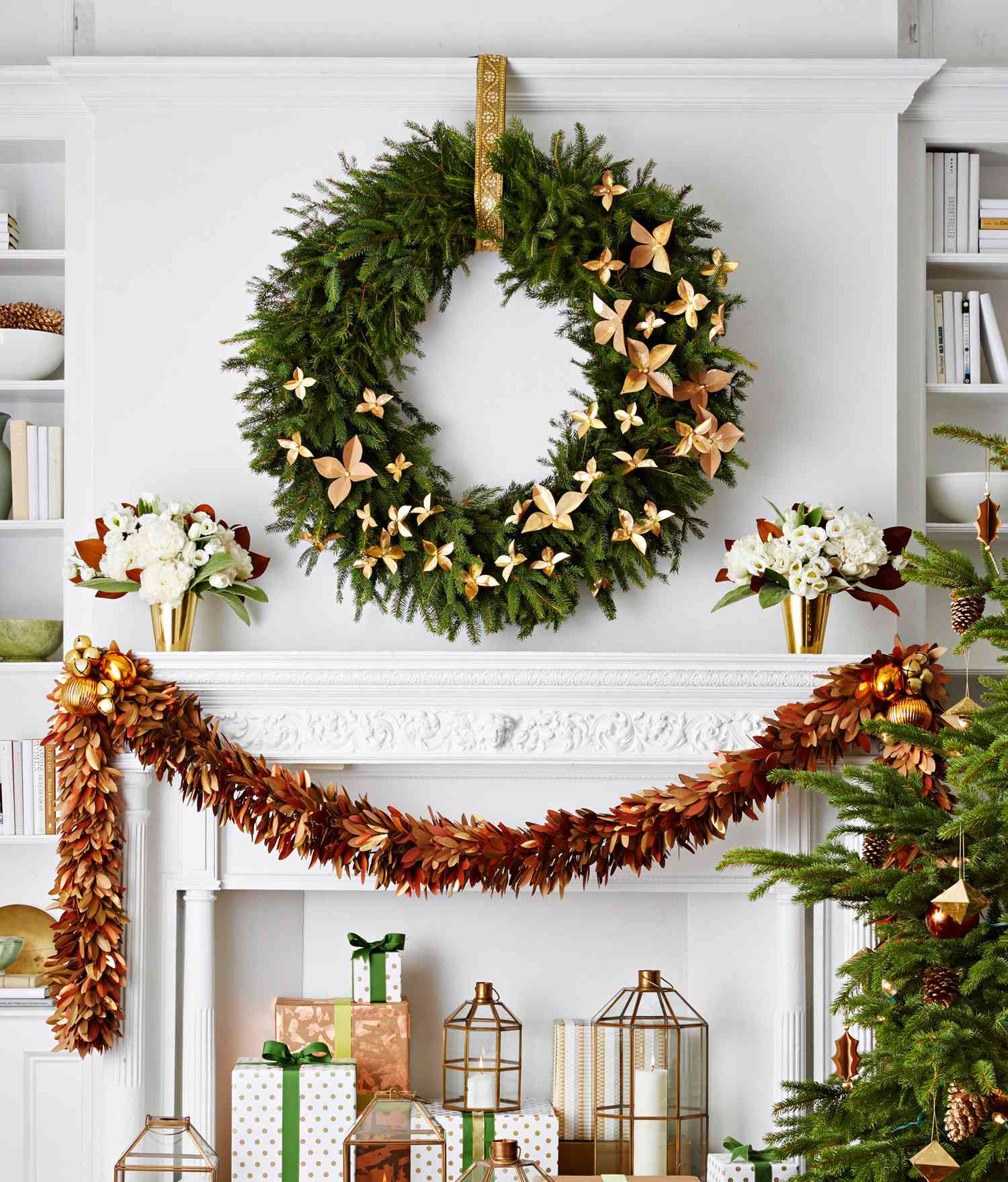 Gold-leaf holiday projects