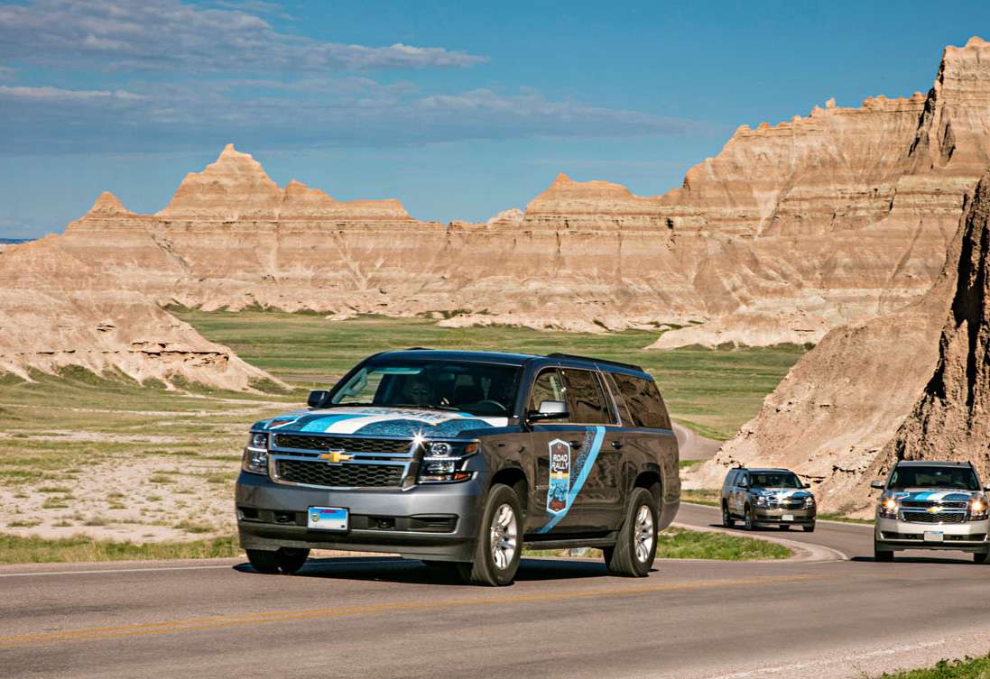 Road Rally in Badlands National Park