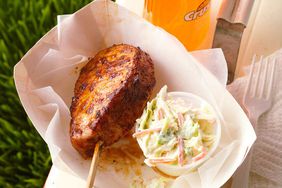 Spice-Rubbed Grilled Pork Chops on a Stick