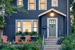 after front minneapolis stucco home