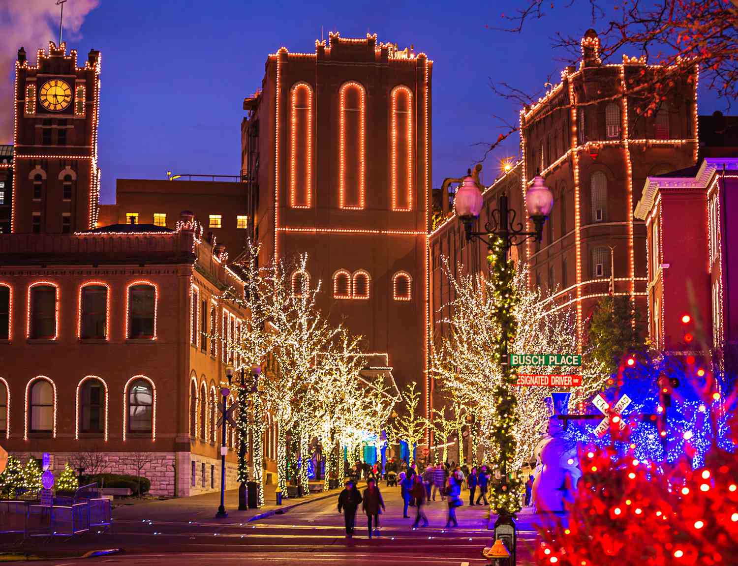 anheuser-busch brewery lights