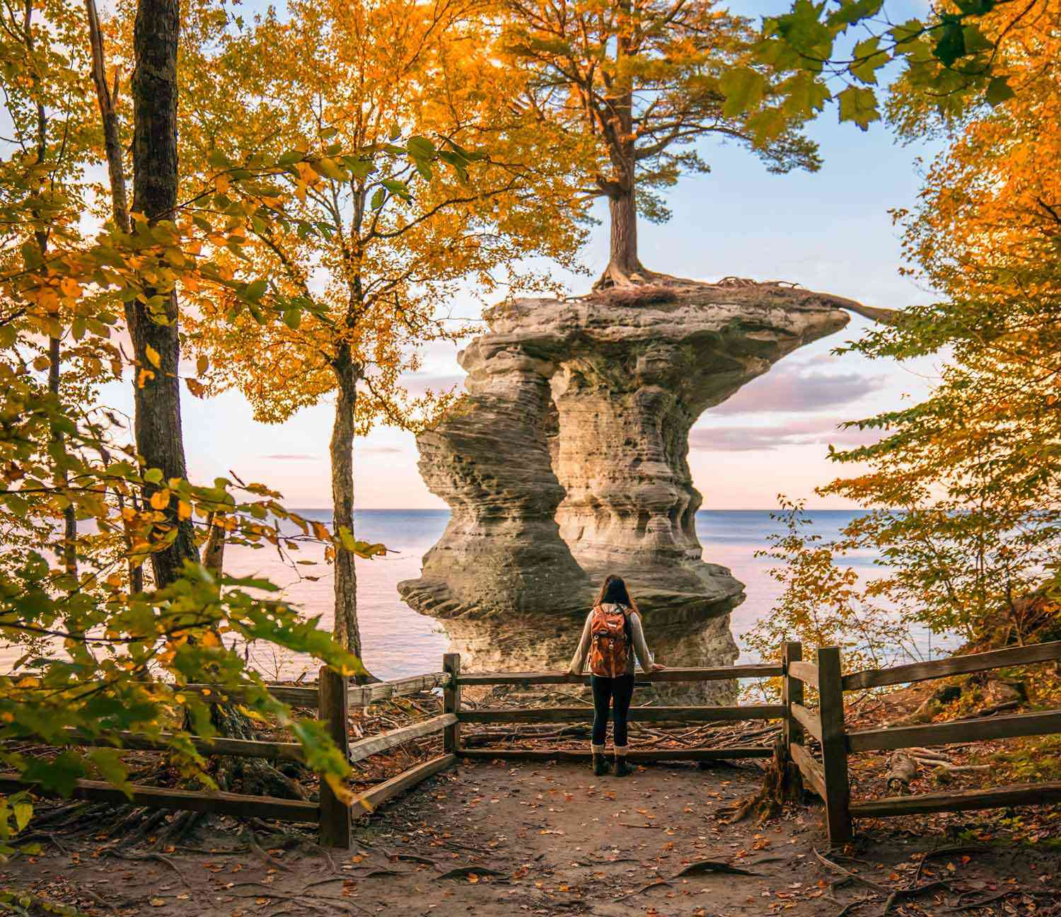 Chapel Rock, Pictured Rocks National Lakeshore, Upper Peninsula Michigan