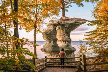 Chapel Rock, Pictured Rocks National Lakeshore, Upper Peninsula Michigan