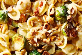 Orecchiette with Brussels Sprouts and Gorgonzola