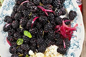 Blackberry Salad with Creamy Feta