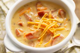 Brats and Beer Cheddar Chowder