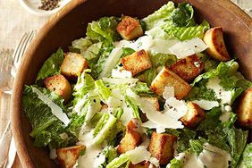 Caesar Salad with Parmesan Croutons