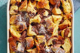 Baked French Toast with Chocolate casserole