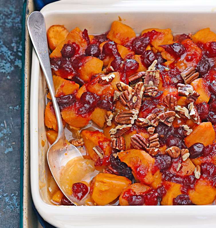 Cranberry-Apple Sweet Potatoes