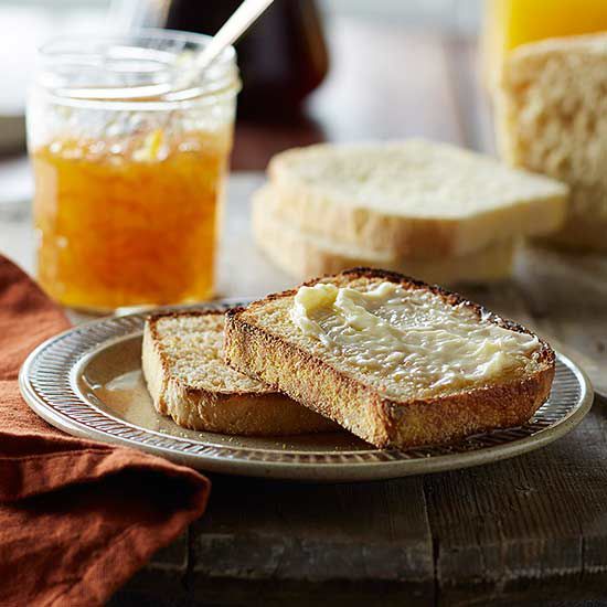 English Muffins In a Loaf with Honey Butter