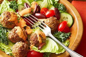 Herbed Lamb Meatball Salad