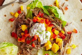 Jerk Pork Wraps with Lime Mayo