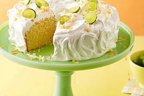 Key Lime Coconut Cake with Marshmallow Frosting