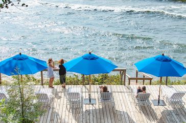 Lake Shore Resort overlooking Lake Michigan