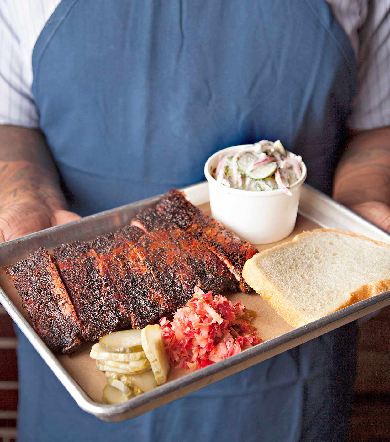 mabel's bbq man tray cleveland ohio