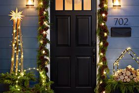 Front porch holiday display