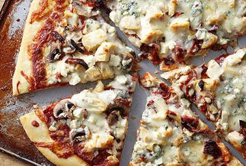 Blue Cheese and Balsamic Chicken Pizza