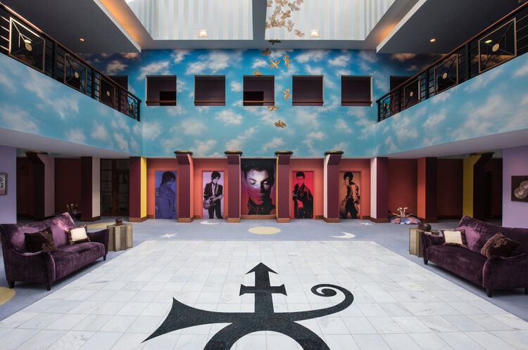 Paisley Park foyer in Minnesota.