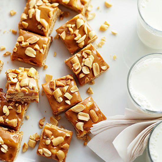 Salted Peanut Bars