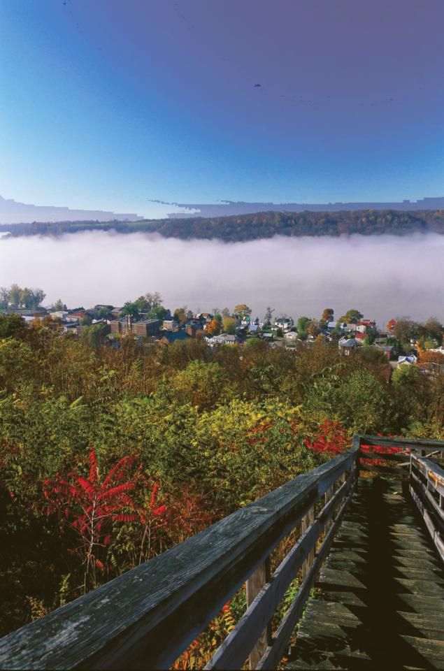 Ohio River and Ripley, Ohio, from the Rankin House.